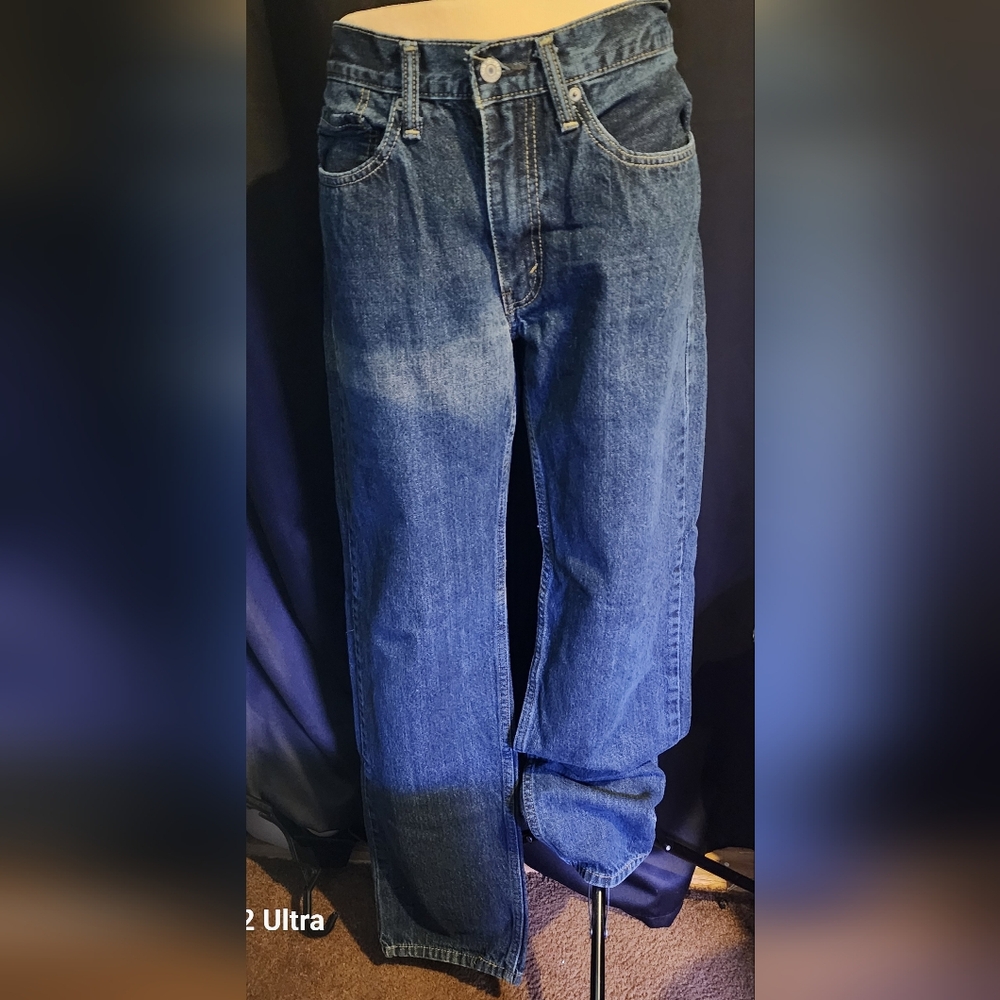 Mens Levis 514 34x34 Dark Blue Jeans